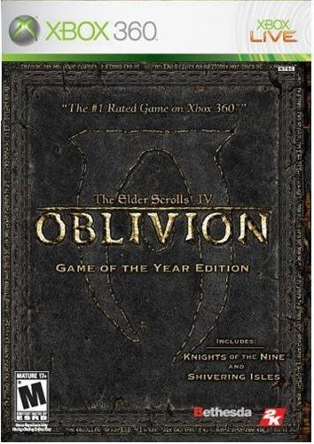 Oblivion Game Of The Year X360